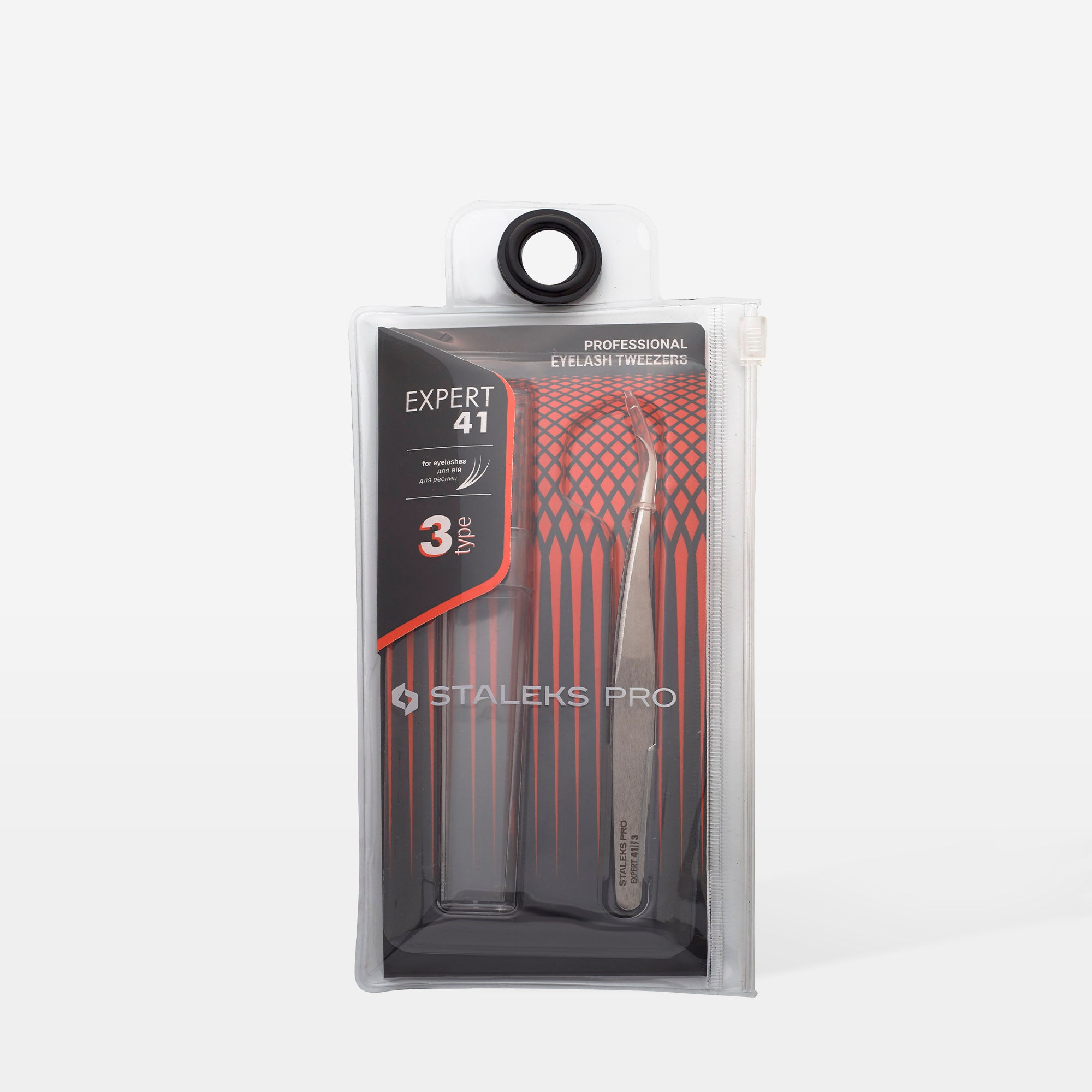 EXPERT TE-41/3, NEW , PROFESSIONAL EYELASH TWEEZERS