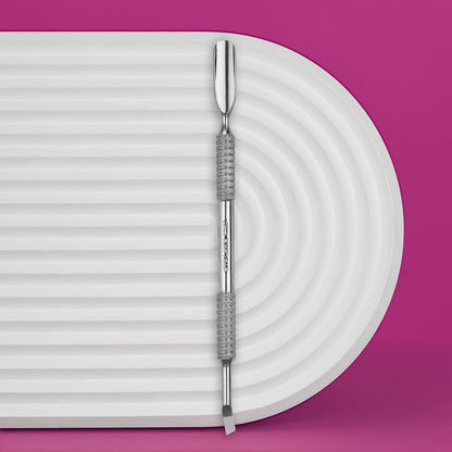 PE-30/4.2 Manicure Pusher (rounded wide pusher and bent blade)