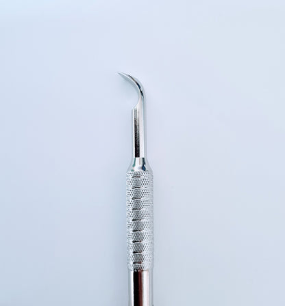 PE-30/4.2 Manicure Pusher (rounded wide pusher and bent blade)